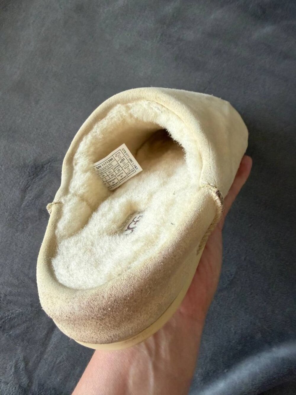 UGG Elea Slip-On Women's Size 9 Cream Slippers - Picture 6 of 14